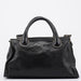 Chloé Black Leather Edith 2-Way Tote Bag