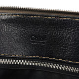 Chloé Sac deux portés Edith en cuir noir