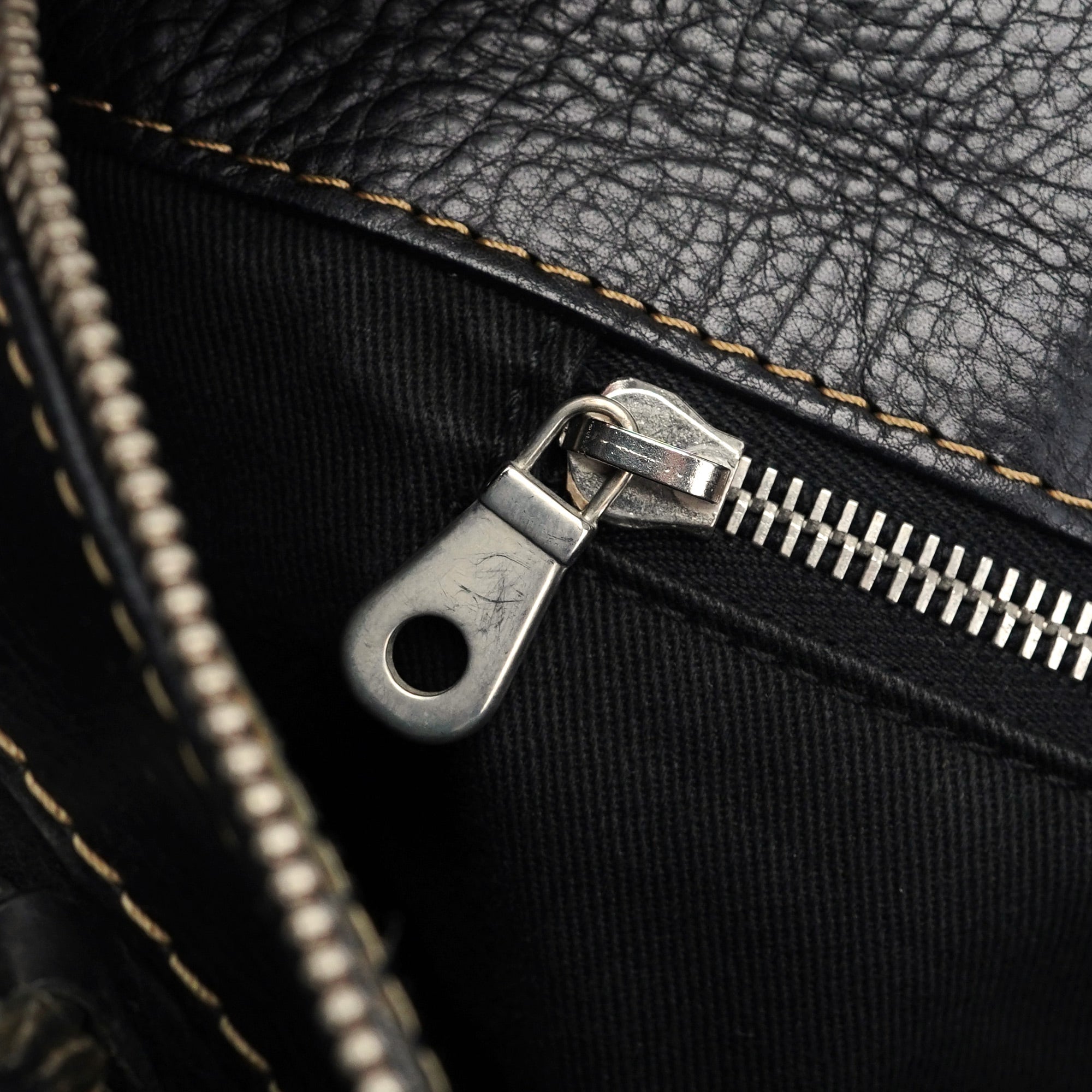 Chloé Sac deux portés Edith en cuir noir