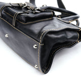 Chloé Sac cabas deux portés Edith en cuir noir