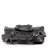 Chloé Sac cabas deux portés Edith en cuir noir