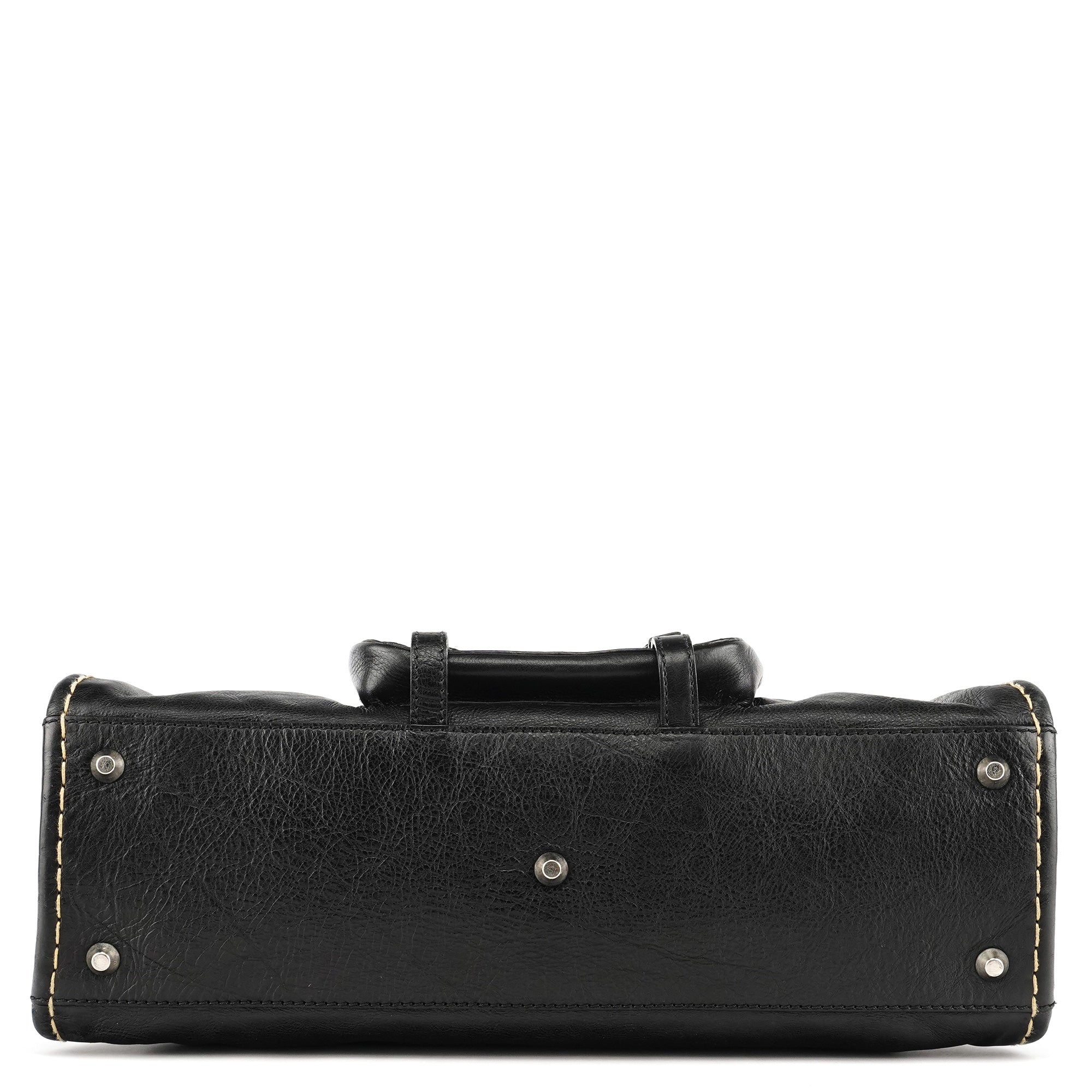 Chloé Black Leather Edith Tote Bag