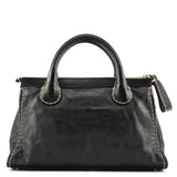 Chloé Black Leather Edith Tote Bag