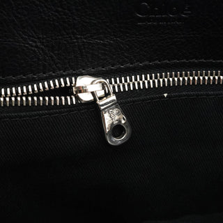 Chloé Black Leather Edith Tote Bag