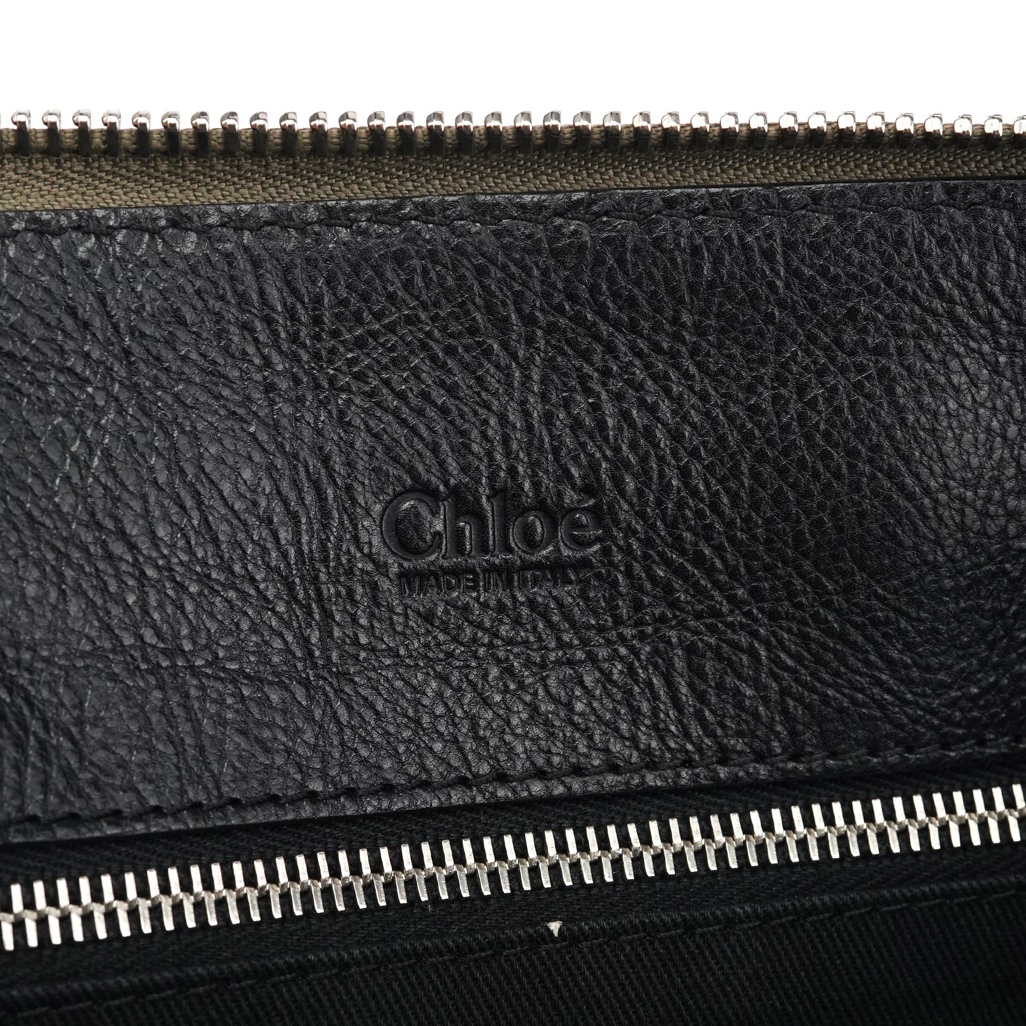 Chloé Black Leather Edith Tote Bag