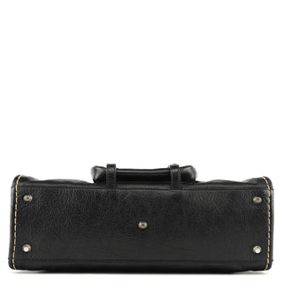 Chloé Black Leather Edith Tote Bag