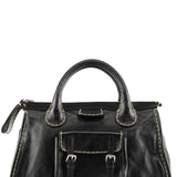 Chloé Black Leather Edith Tote Bag