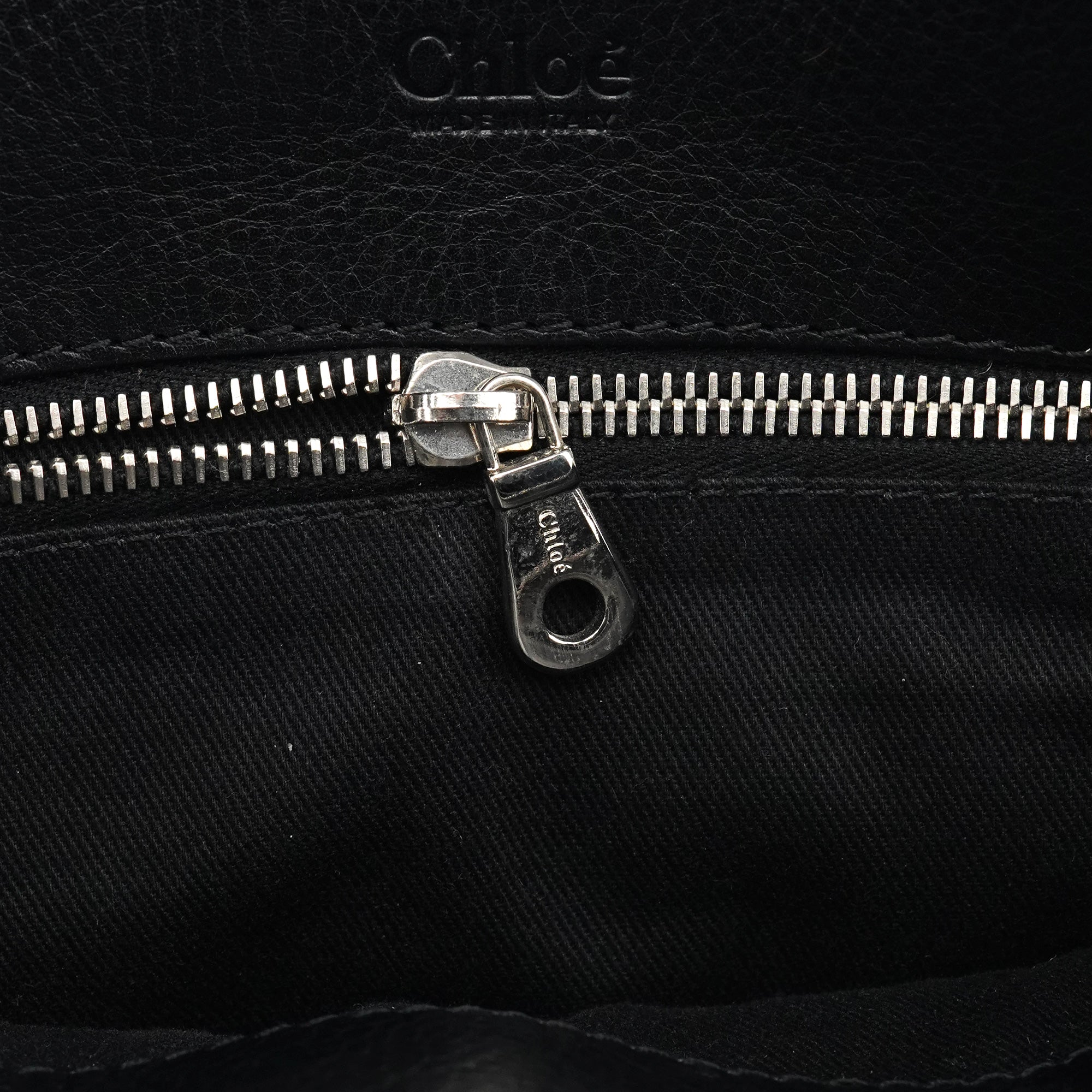 Chloé Sac cabas Edith en cuir noir