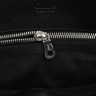 Chloe Black Leather Edith Tote Bag