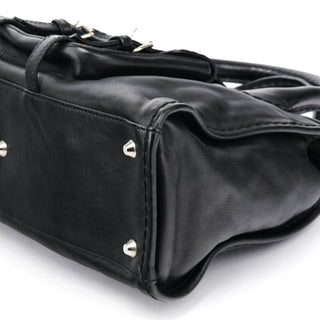 Chloe Black Leather Edith Tote Bag