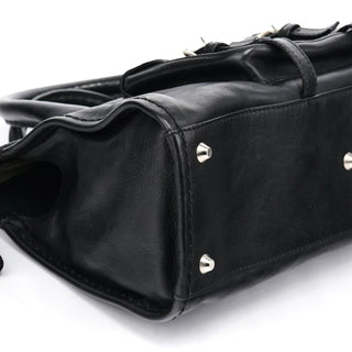 Chloe Black Leather Edith Tote Bag