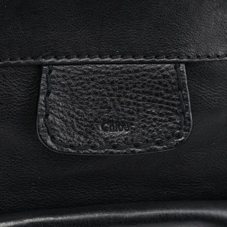 Chloe Black Leather Edith Tote Bag