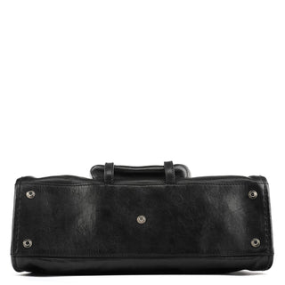 Chloe Black Leather Edith Tote Bag