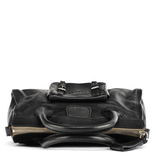 Chloe Black Leather Edith Tote Bag