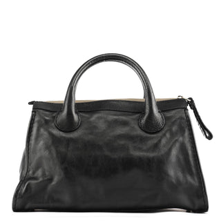 Chloe Black Leather Edith Tote Bag