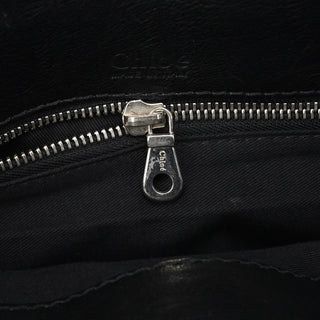 Chloe Black Leather Edith Tote Bag