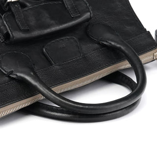 Chloe Black Leather Edith Tote Bag