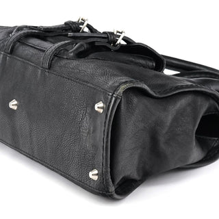 Chloe Black Leather Edith Tote Bag