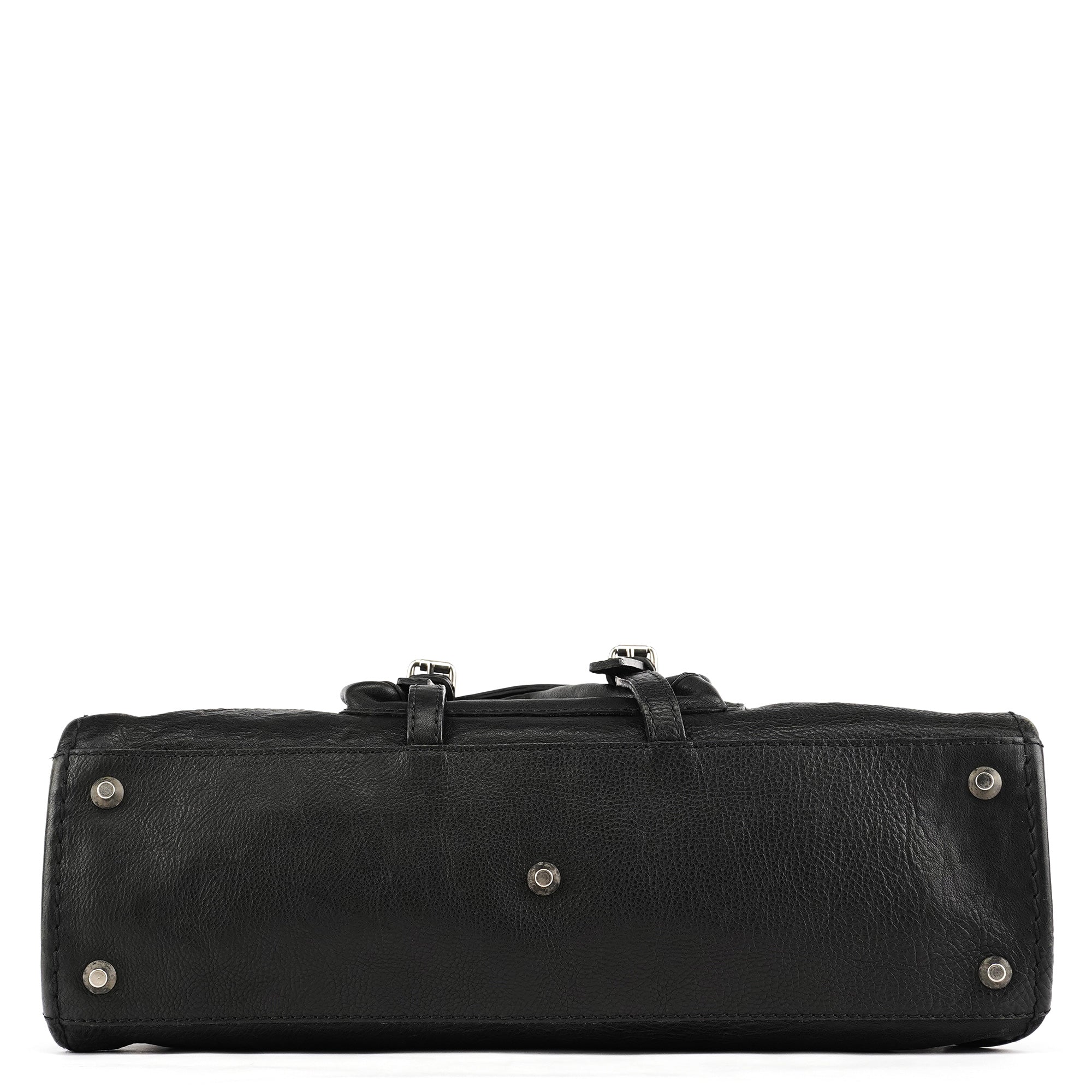 Chloe Black Leather Edith Tote Bag