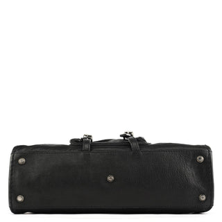 Chloe Black Leather Edith Tote Bag