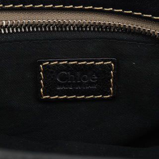 Chloe Black Leather Edith Tote Bag