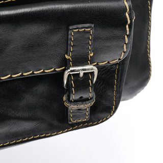 Chloe Black Leather Edith Tote Bag