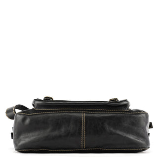 Chloe Black Leather Edith Tote Bag