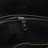 Chloe Black Leather Edith Tote Bag