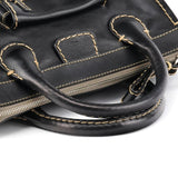 Chloe Black Leather Edith Tote Bag