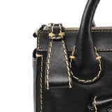 Chloe Black Leather Edith Tote Bag
