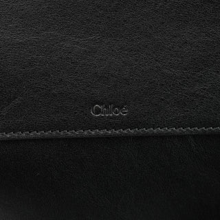 Chloé Black Leather Edith Tote Bag