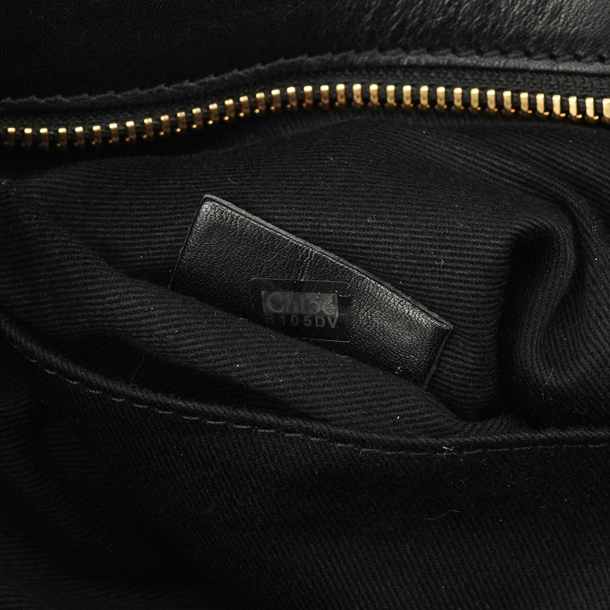Chloé Black Leather Edith Tote Bag