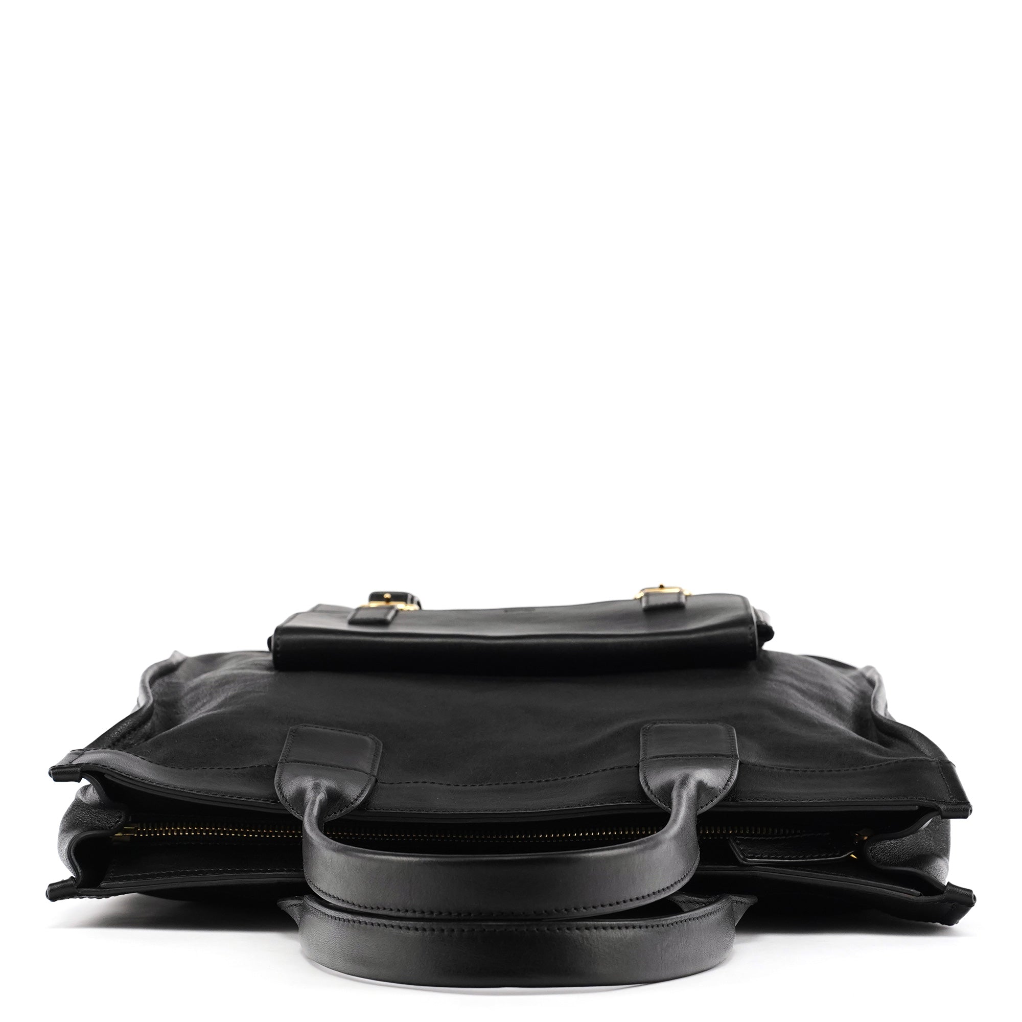 Chloé Black Leather Edith Tote Bag