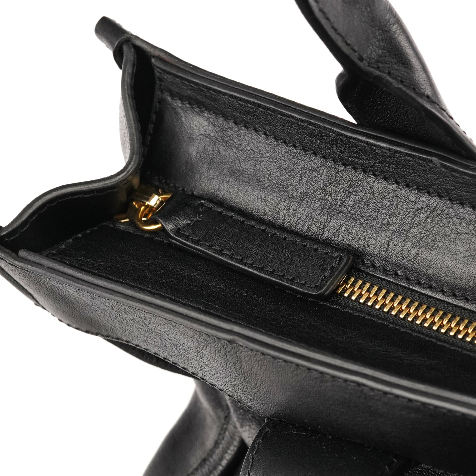 Chloé Black Leather Edith Tote Bag