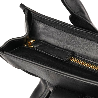 Chloé Black Leather Edith Tote Bag