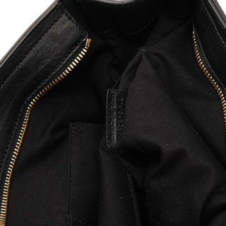Chloé Black Leather Edith Tote Bag