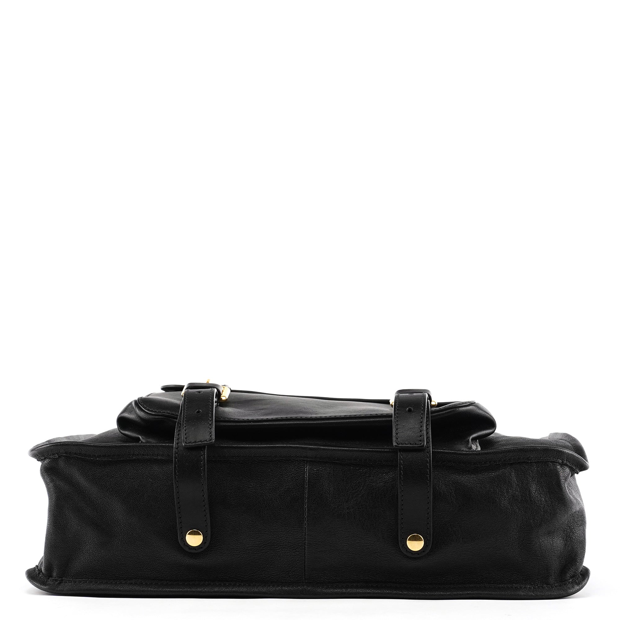 Chloé Black Leather Edith Tote Bag