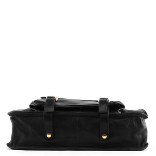 Chloé Black Leather Edith Tote Bag