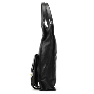 Chloé Black Leather Edith Tote Bag