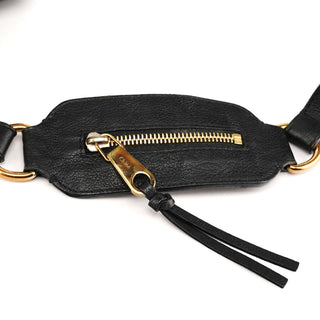 Chloé Black Leather Elsie 2-Way Bag