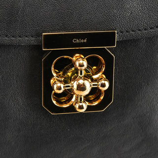 Chloé Black Leather Elsie 2-Way Bag