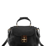 Chloé Black Leather Elsie 2-Way Bag