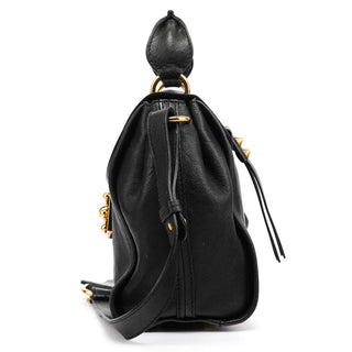 Chloé Black Leather Elsie 2-Way Bag