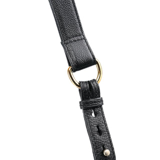 Chloe Black Leather Elsie 2-Way Top Handle Bag