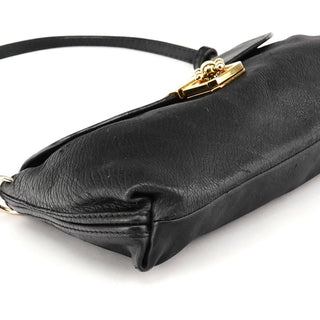 Chloe Black Leather Elsie Mini Shoulder Bag