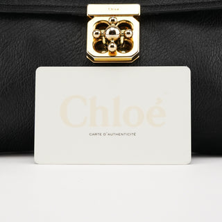 Chloe Black Leather Elsie Mini Shoulder Bag