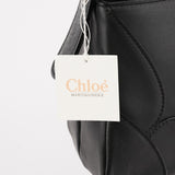 Chloé Sac porté épaule à rabat en cuir noir