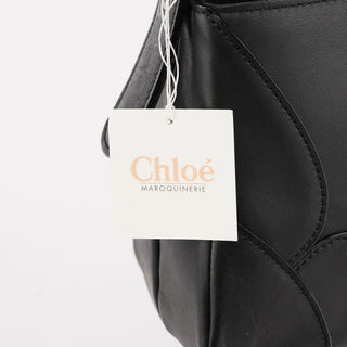 Chloé Black Leather Flap Shoulder Bag