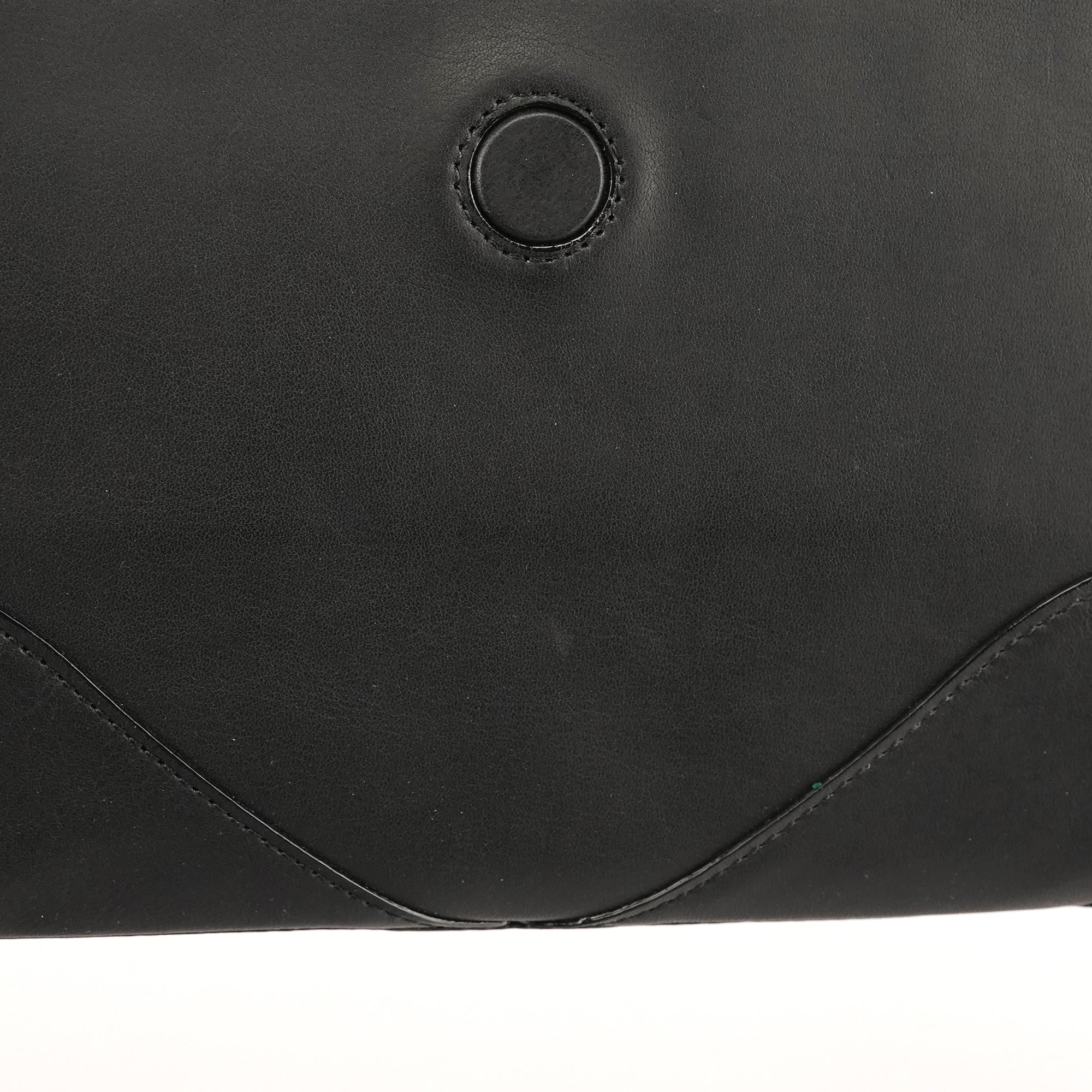 Chloé Sac porté épaule à rabat en cuir noir