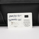 Chloé Black Leather Front Pocket Tote Bag